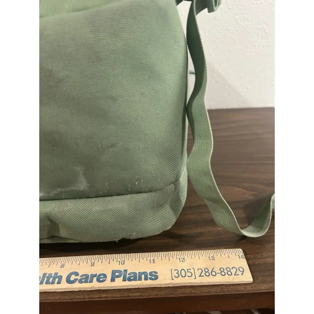 JanSport Main Campus Fx Backpack‎ Cordura Green Laptop Sleeve Pocket Loden Frost